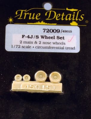 True Details #72009 1:72 F-4 J/S Wheels