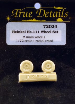 True Details #72024 1:72 Heinkel He-111 Wheels