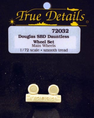 True Details #72032 1:72 SBD Dauntless Wheels