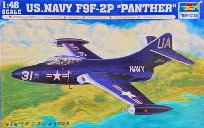Trumpeter #02833 1/48 U.S. Navy F9F-2P Panther