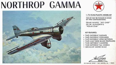 Williams Brothers #72-214 1/72 Northrop Gamma