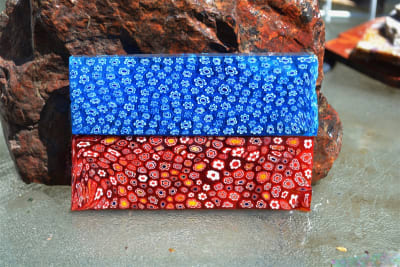 MILLIEFIORI GLASS PAIR