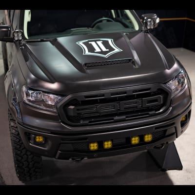 2019-Up Ford Ranger V1 Fiberglass Ram Air Hood