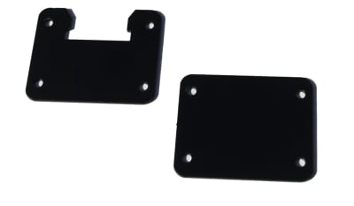 Rock Hard 4x4™ Replacement 4-Pin and Delete Tow Harness Plates with Hardware for all RH4x4™ Jeep JK Rear Bumpers [RH-1313]
