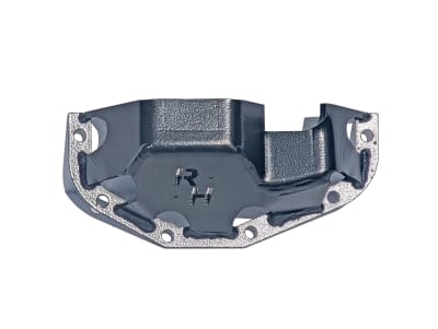 Rock Hard 4x4™ HardHat™ Differential Cover Black Finish for JL/JT Rubicon M220 Rear [RH-9081]