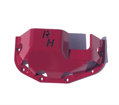 Rock Hard 4x4™ HardHat™ Differential Cover Red Finish for JL/JT Rubicon M210 Front [RH-9085]