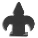 Fleur-de-Lis Center Guide - Black