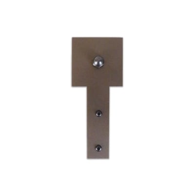 3/4 to 1-1/2 in. CUBE STICK Hardware Kit - Short Bracket  (with 6 ft. Rail.