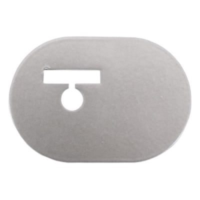 Bi-Parting Center Door Guide - Satin Niuckel