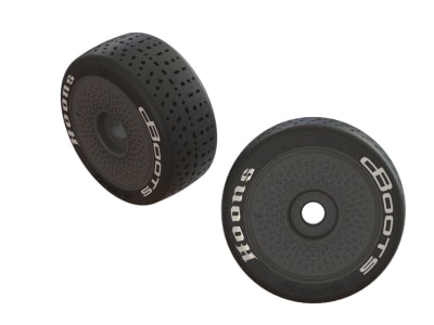 ARRMA dBoots Hoons 42/100 2.9 Belted Tires on Aero Dish Wheels (2)