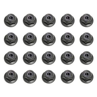 Associated M3 Locknuts With Flange (10)