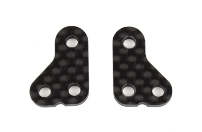 Associated RC10T6.2 Steering Arm, +1mm, Carbon Fiber