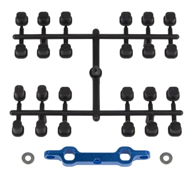 Factory Team DR10 Aluminum Arm Mount C, Blue