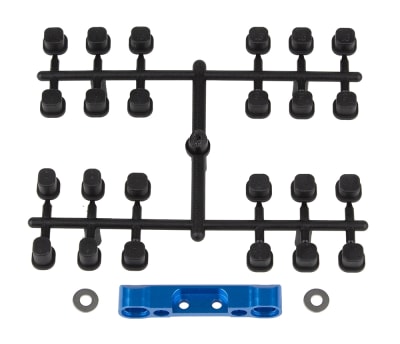 Factory Team DR10 Aluminum Arm Mount D, Blue