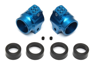 Factory Team Aluminum Rear Hubs, Blue