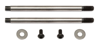 Factory Team 3x27.5mm Shock Shafts (V2), Chrome