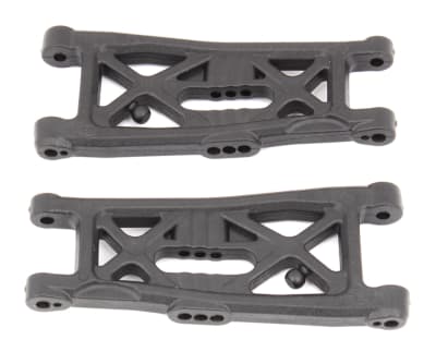 Factory Team RC10B6 FT Front Suspension Arms, Gull Wing, Carbon