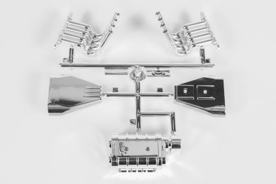 Axial Monster Truck Motor Details (Chrome) - AXIC3355