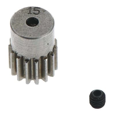 Axial Steel Pinion Gear 48P 15T 2.3mm Shaft