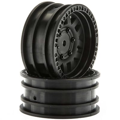 Axial 1.9" Wheels KMC XD Machete Crawl Black (2)