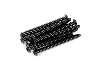 Axial EXO M3x35mm Hex Socket Tapping Button Head (Black) (10pcs) - AXIC0442
