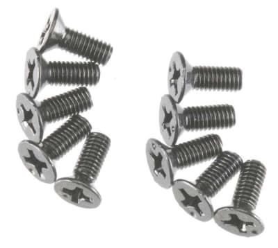 Axial Flat Head M3x8mm Black Oxide (10)
