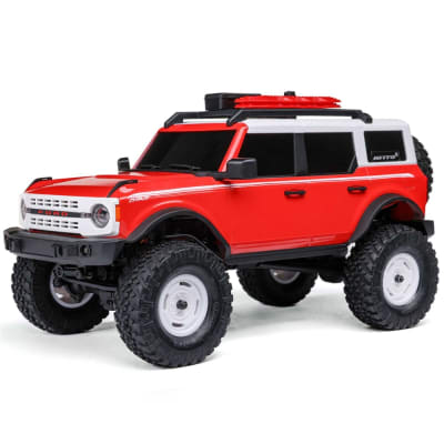 Axial SCX24 V2 RTR with Ford Bronco Heritage Edition Body - Red
