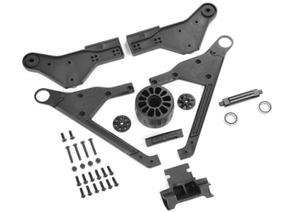 Team Corally 2021 One Wheel Wheelie Bar - Complete Set