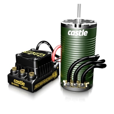 Castle Creations SW4 Sidewinder 12.6V WP ESC w/ Sensored 1415 2400kV Motor
