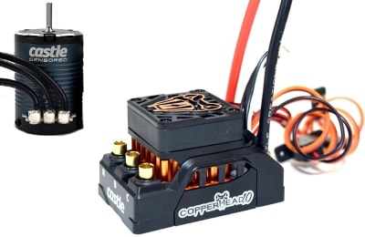 Castle Creations Copperhead 10 ESC and 1406-1900kV Sensored Crawler Combo