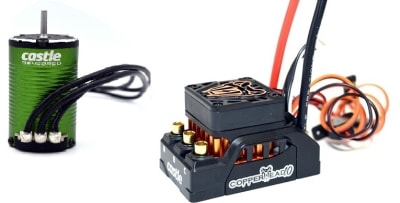 Castle Creations Copperhead 10 ESC and 1412-3200kV Sensored SCT Combo