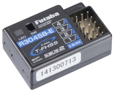 Futaba R304SB-E 4-Ch S.BUS2 2.4GHz T-FHSS Telemetry Receiver