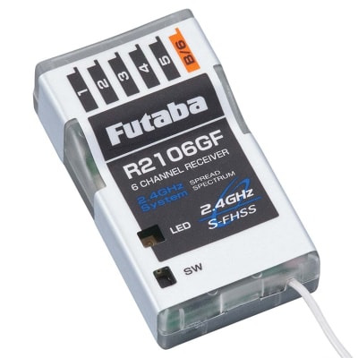 Futaba R2106GF 6-Ch 2.4GHz S-FHSS Micro Receiver