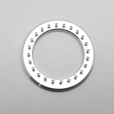 Gear Head RC 1.55" Aluminum Beadlock Rings - Silver (2)