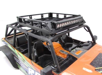 Gear Head RC White Trail Torch plus Rubicon Roof Rack Combo
