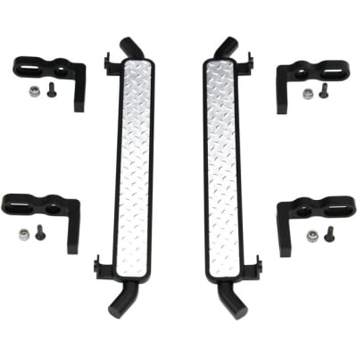 Hot Racing Aluminum Diamond Rock Rail Side Step (2) TRX-4