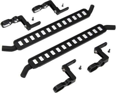 Hot Racing Aluminum ICE Cube Style Rock Rail Side Step (2) TRX-4