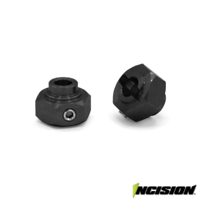 Incision 12mm Locking Hex Black Anodized (2)