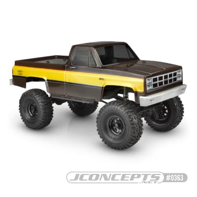 JConcepts 1982 GMC K10 Trail / Scaler Clear Body 12.3" Wheelbase