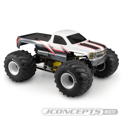 JConcepts 2014 Chevy Silverado 1500 Monster Truck Single Cab Body