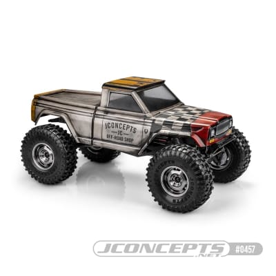 JConcepts JCI Warlord Tucked Clear Crawler Body, 12.3" Wheelbase