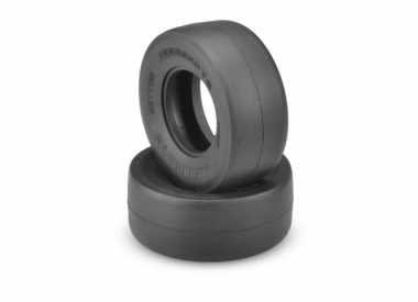 JConcepts Hotties BELTED Short Course Truck Rear Tires for Drag Racing Blue Compound (2)