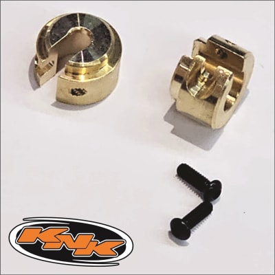 Team KNK Brass Lower Spring Cups for Boss Shocks (2)