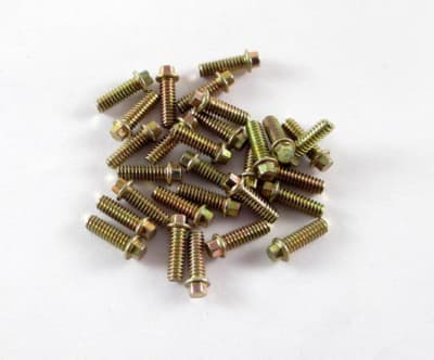 Locked Up RC 2-56 x .25 Scale Hex Bolts MC Zinc (30) (LOC-032)