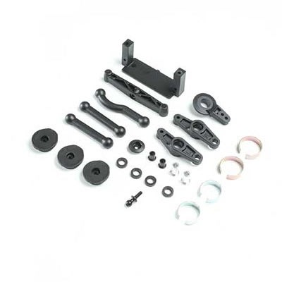 Losi V100 Steering Bellcrank, Servo Saver and Mounts