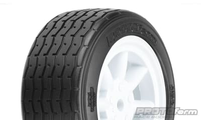 PROTOform VTA Front Tires White 26mm Mounted VTA Class (2)