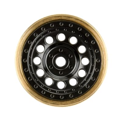 Pro-Line Rock Shooter 1.0" Brass Beadlock Wheels - Black (2)