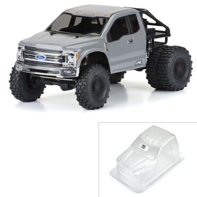 Pro-Line 2017 Ford F-250 Super Duty Cab-Only Clear Body for 12.3" (313mm) Wheelbase