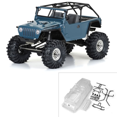 Pro-Line 2004 Jeep LJ Clear Body and Cage for 12.3" (313mm) Wheelbase