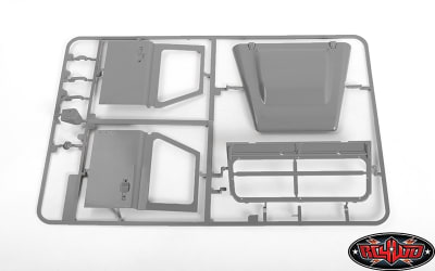 RC4WD 2015 Land Rover Defender D90 Doors and Hood / Windshield